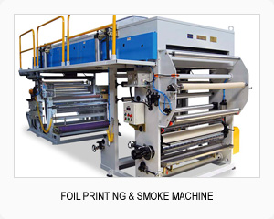 foil printing & smoke machine